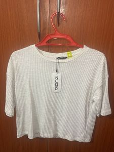 Zudio Ribbed Crop Top