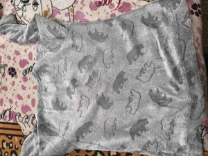 Bear print Flannel Winter fabric sweat in xl size