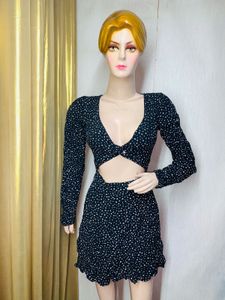 Black & White Mini Dress