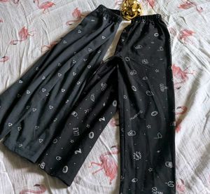 Cute Black Pajama Pants