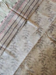 Vintage Striped Sari