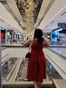 Tokyo Talkies Women Rust Solid A-Line Dress