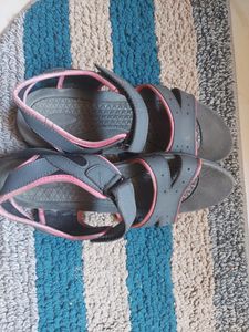 Grey And Pink Floaters Sandle