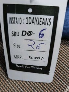 D@06 Size-26 Straight Jeans