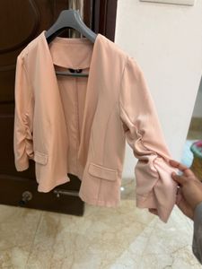 Elegant Peach Blazer