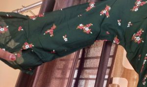 New Ambrela Dark Green Color Kurta Pack Of 1