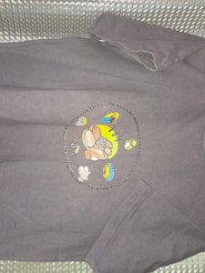 Blue Color TShirt Small Slits Half Sleeve, 69  Sal