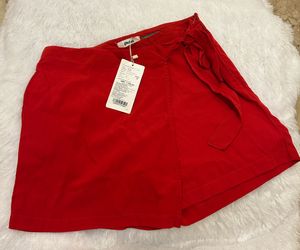 Red Wrap Skort - New with Tags!