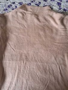 Blush Pink Mock Neck Sweater