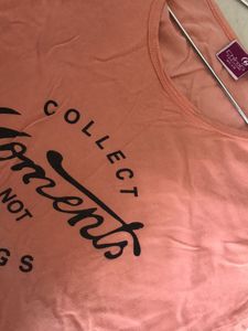 Peach Graphic Tee