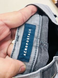 Aeropostale Grey Slim Fit Denim Jeans