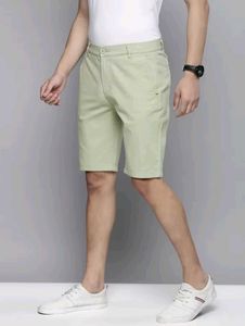 Solid Men Green Casual Shorts