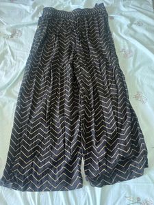 Chevron Print Palazzo Pants
