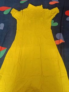 Yellow Button-Down Dress