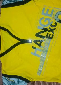 Boys yellow t shirt
