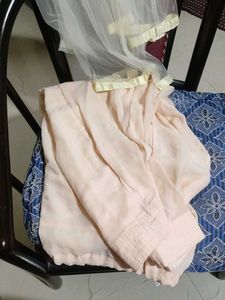 Embroidered Peach Suit Set
