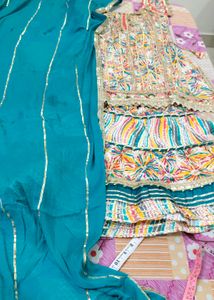 Kurta With Sharara And Dupatta For Women