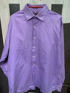 Branded Purple Checkered Shirt