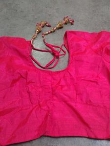Pink Readymade Saree Blouse