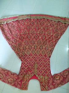 heavy work...long partywear gown...