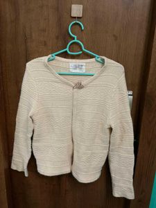 Cream Knit Cardigan
