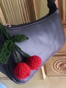 Cherry 🍒 Chrochet Keychain
