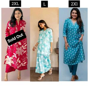 🚨Price Drop BRAND New 2 Kurta Pant Sets🔥