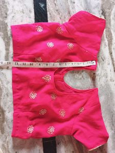 💕Pink Saree.