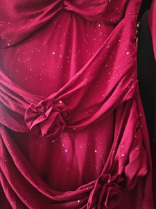 Bodycon Maroon Dress