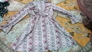 A Very Beautiful V Neck Dress
