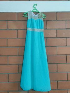 Elegant Aqua Dress