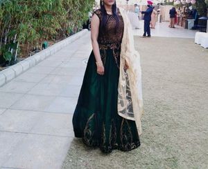 Gown 🔥😍 Green 💚velvet