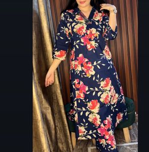 Floral Print Kurta Set