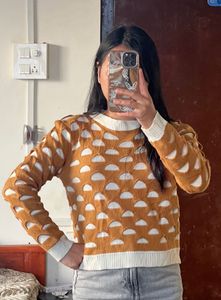 Cute Cutout Knit Sweater