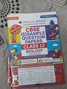 Oswal CBSE Sample Paper Class 12 2025
