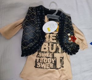 New Top Jeans Set For 3-4 Year Girls