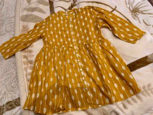 Mustard Casual Dress
