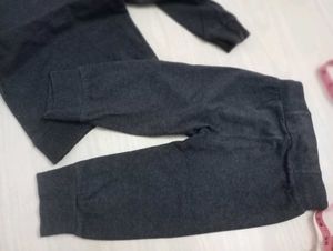 Boys&#39; Gray Black Tracksuit