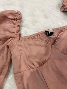 Elegant Puff Sleeve Dress