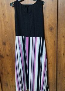 Women Plus Size Long Sleeveless Dress