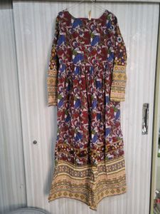 Ikkat Print Kurta Palazzo Set