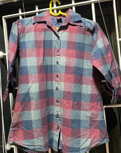 Red Blue Shaded Shirt Price Drop