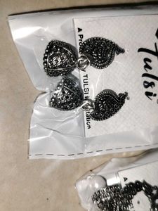 Tulsi Earrings Jhumkas . But 4 Get 1 Free