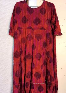 Pink Red Kurti ♦️