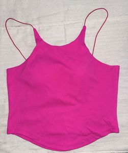 Ribbed Tank Padded Top