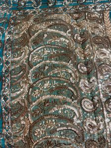 Embroidered saree with blouse