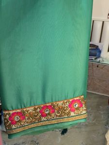 Border Silk Dual Tone Saree