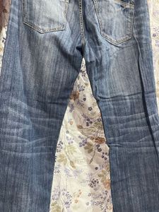 Aesthetic wave 🌊 Blue Denim Jeans Bootcut pant at