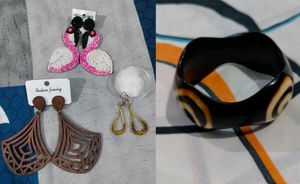 Jewelry Bundle: Earrings & Bangle