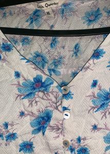 Floral Korean Style Tops For Girls Womens